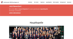 Desktop Screenshot of mv-dunningen.de