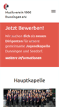 Mobile Screenshot of mv-dunningen.de